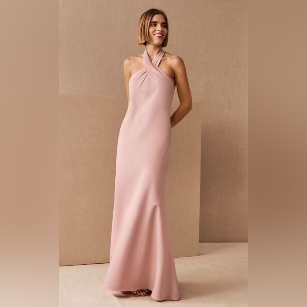 BHLDN Ruby Satin Charmeuse Dress